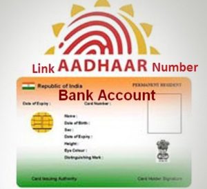 Aadhar card link to a bank account