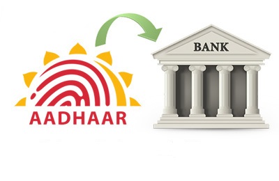 Link aadhaar card to a bank account