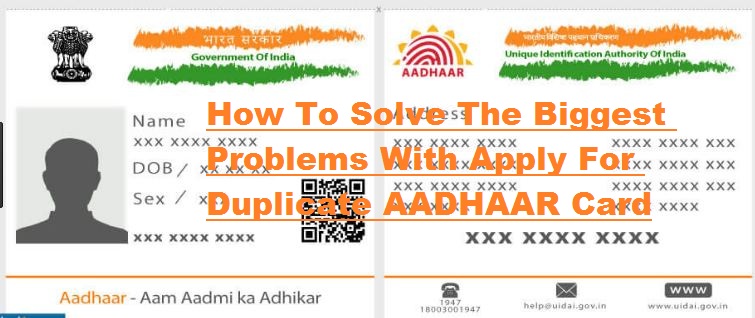 Duplicate Aadhaar Card Search by Name