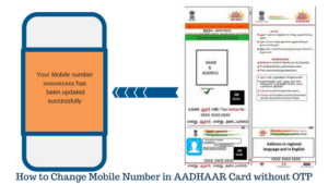 how to add mobile number in aadhar card online without